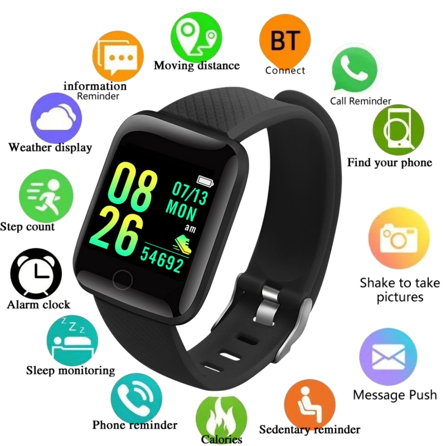 Smartwatch Watches Kids - Relógio Inteligente Multifuncional para Homens e