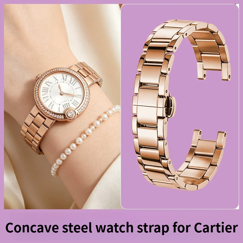 Cartier Watch Ballon Bleu - Pulseira de Relógio Feminina em Aço