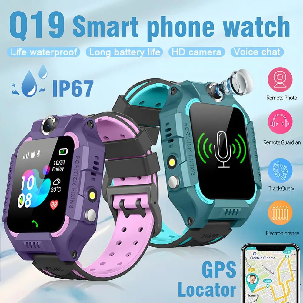 Smartwatch Watches For Kids - Novas crianças 2g relógio inteligente sos