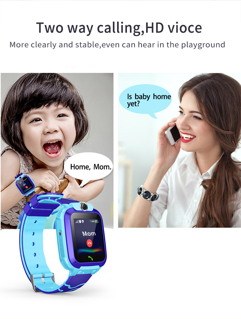 Smartwatch Watches For Kids With Gps - Relógio Inteligente à Prova d'Água 2026