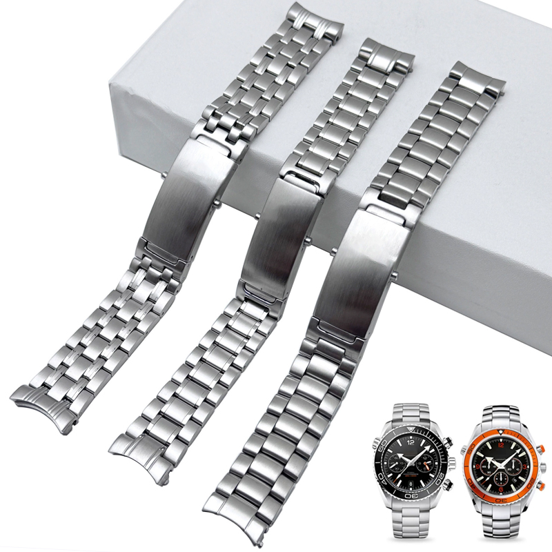 Omega Watch Speedmaster - Pulseiras de Relógio em Aço Inoxidável,