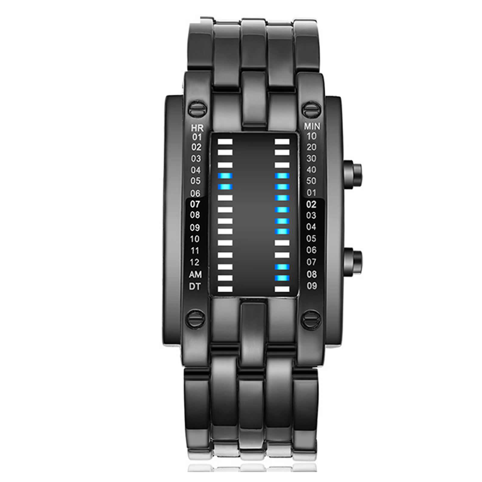 Smartwatch Premium Watches For Women - Premium matriz binária azul led relógio