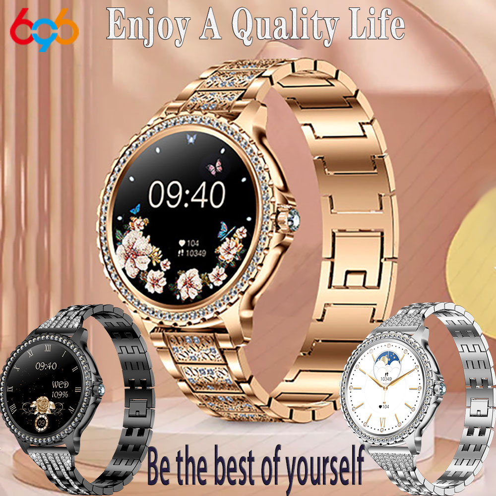 Watches Ladies Smartwatch - 696 nova chamada de dente azul