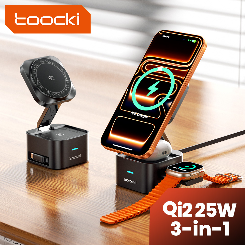 Smartwatch Watches Compatible With Iphone - Carregador Sem Fio Toocki QI2.2 25W