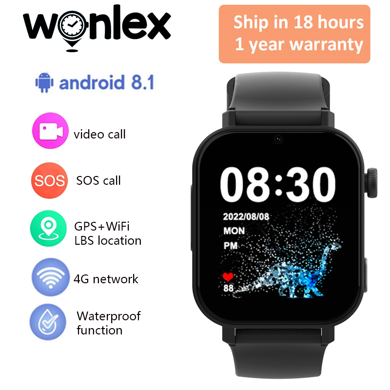 Smartwatch Watches For Kids - Wonlex kt36 4g relógio inteligente crianças
