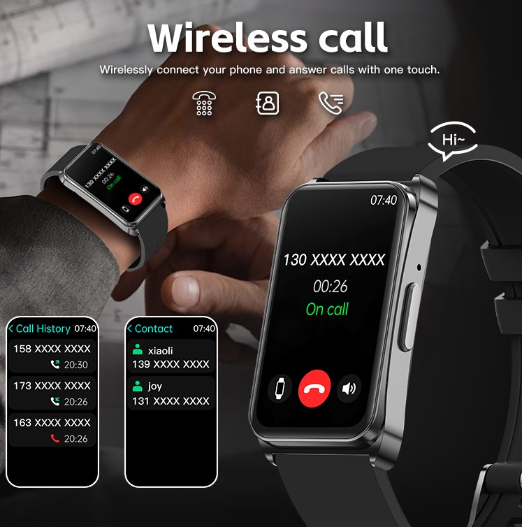 Watch Vs Smartwatch - Pulseira Inteligente Slim e Leve VS