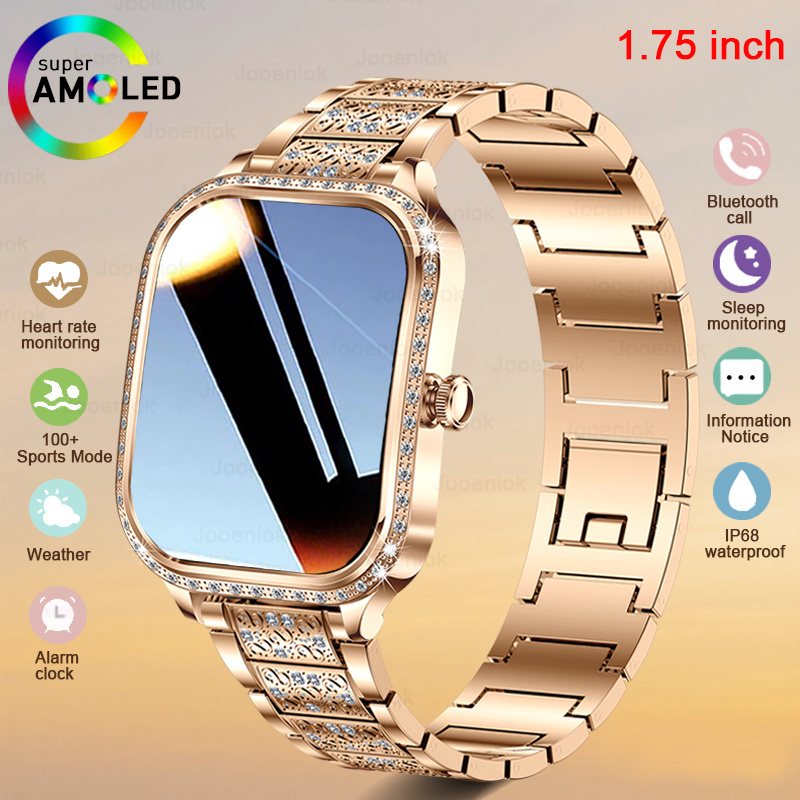 Watches Ladies Smartwatch - Nova moda feminina relógio inteligente freqüência