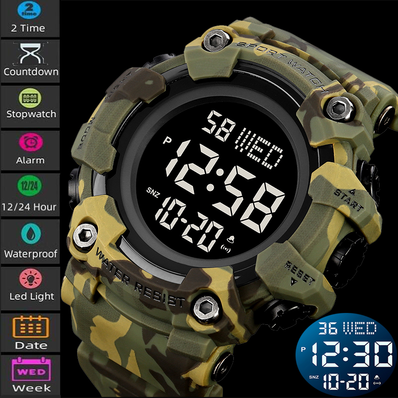 Skmei-Relógio de pulso digital - Tide Watch Surf avaliação e preço
