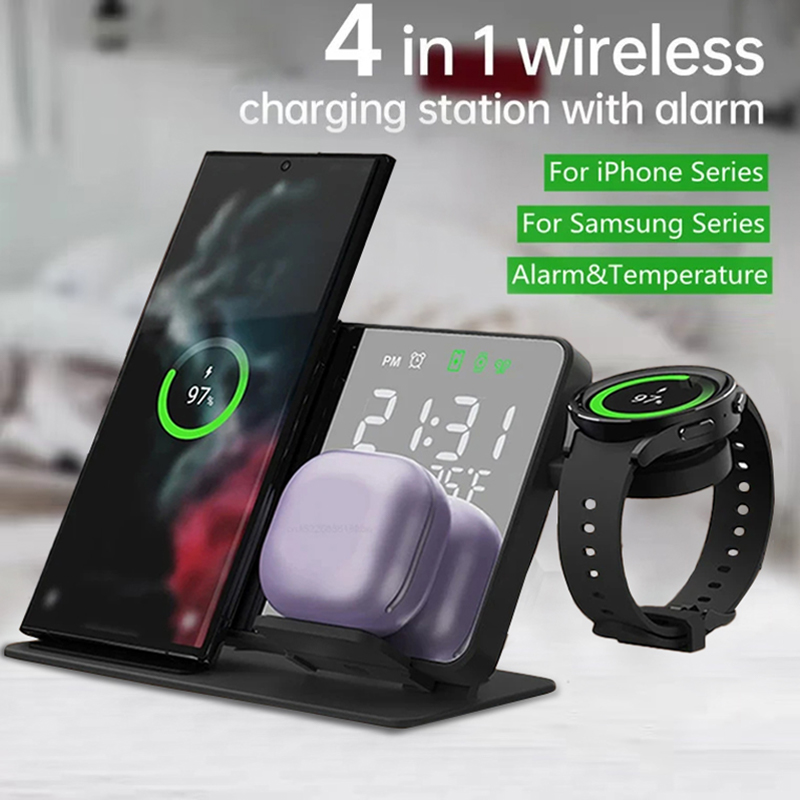 Carregador sem fio despertador - Smartwatch Watches Compatible With Iphone avaliação e preço