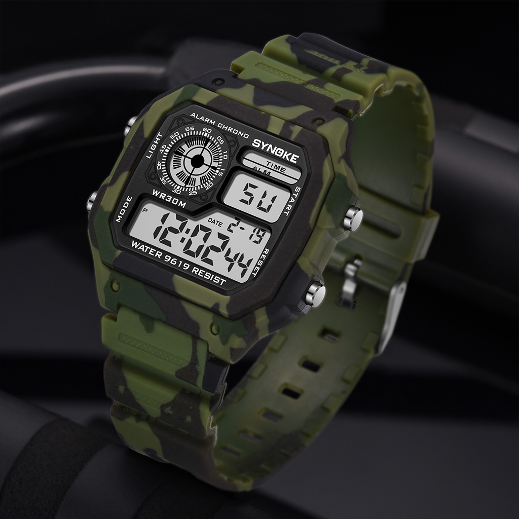 SYNOKE Outdoor Militar Digital - Tide Watch Surf avaliação e preço