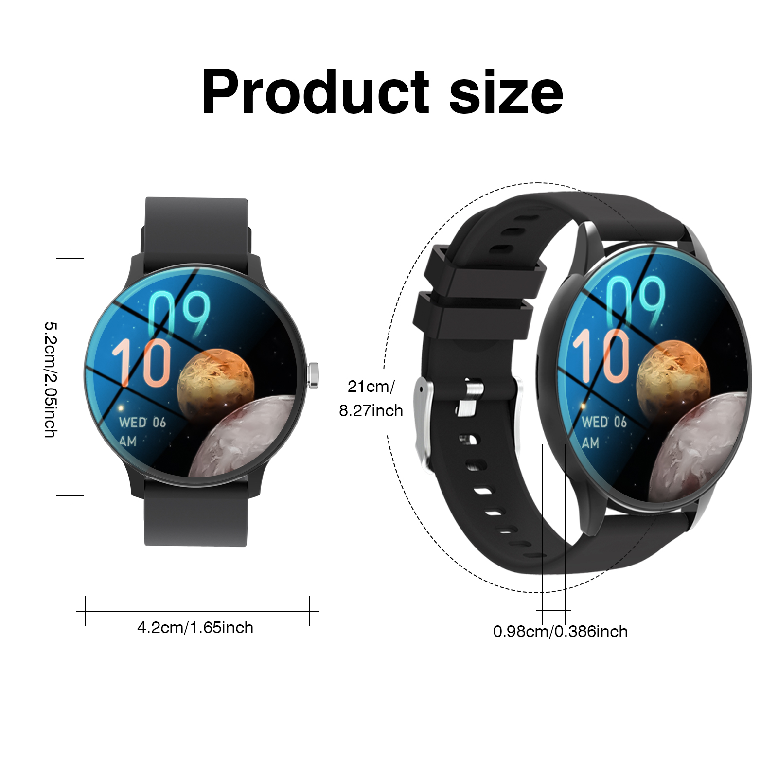 Relógio inteligente esportivo  - Smartwatch Watches Compatible With Iphone avaliação e preço