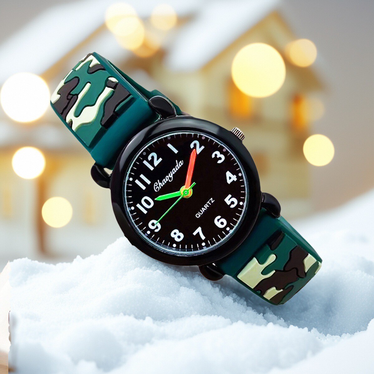 Crianças meninos gilrs analógi - Smartwatch Watches For Kids avaliação e preço