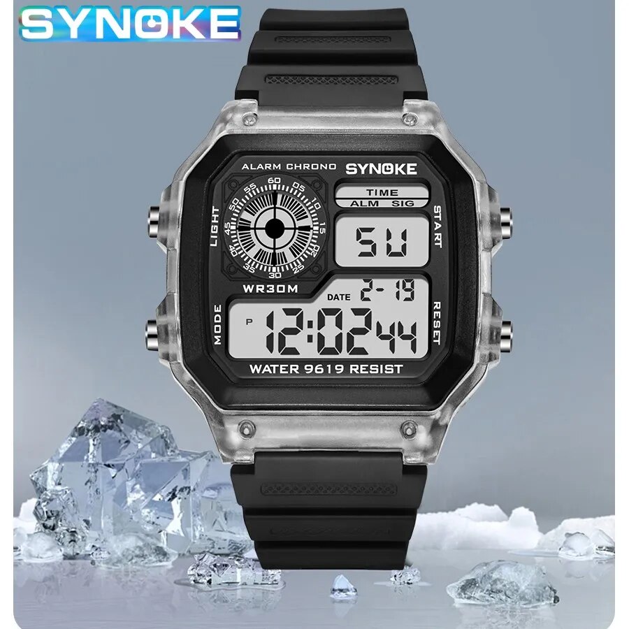 SYNOKE-Digital relógios para h - Tide Watch Surf avaliação e preço