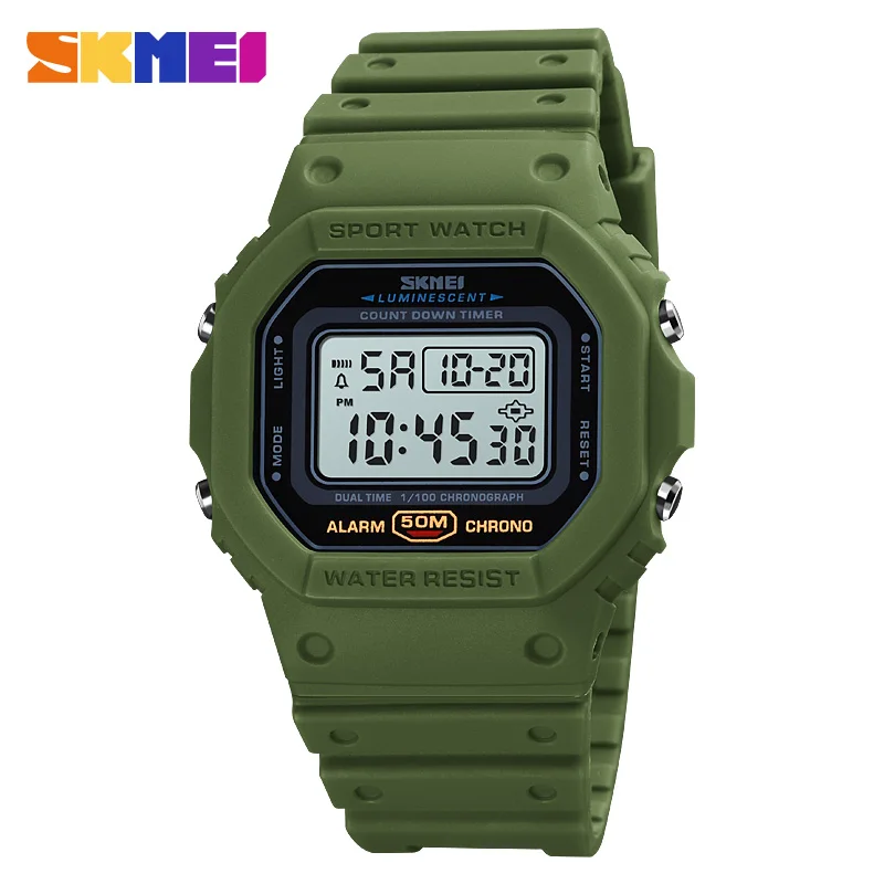 Skmei 1628 luxo digital relógi - Tide Watch Surf avaliação e preço