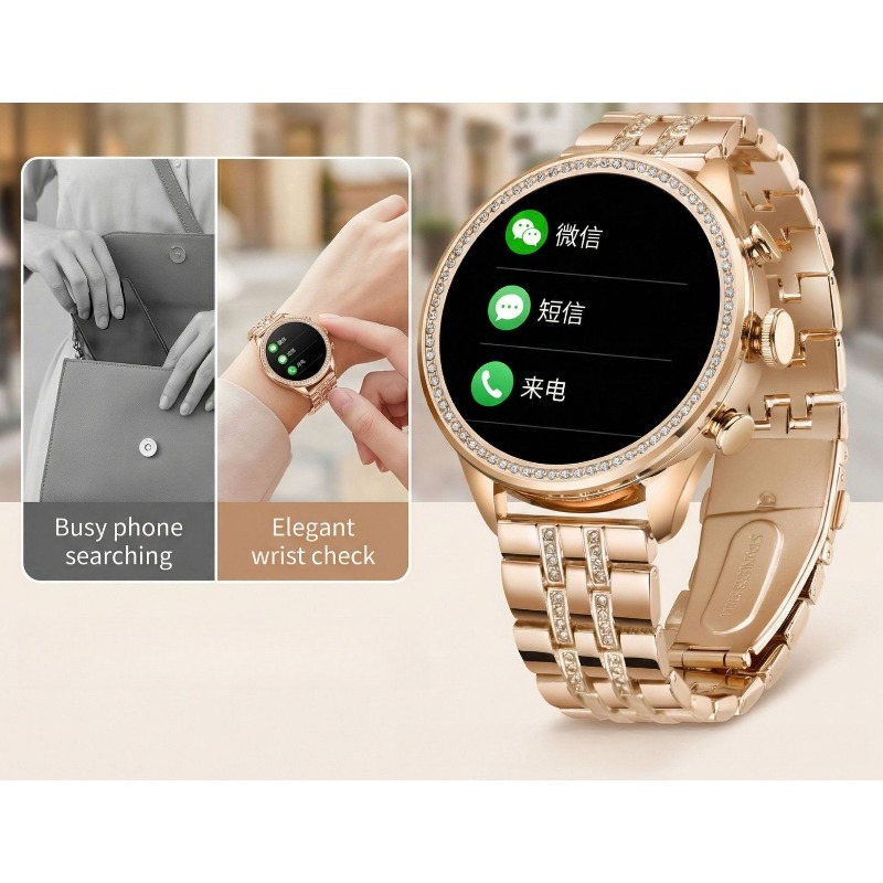 Fornecimento Exclusivo Transfr - Watches Ladies Smartwatch avaliação e preço