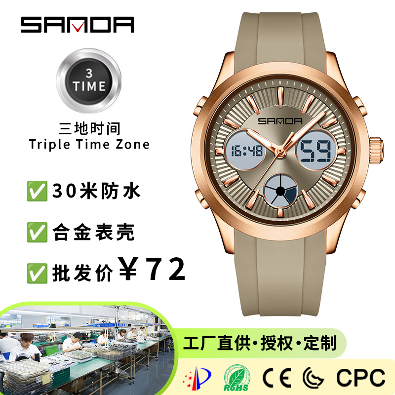 Relógio eletrônico SANDA lumin - Watches Ladies Smartwatch avaliação e preço