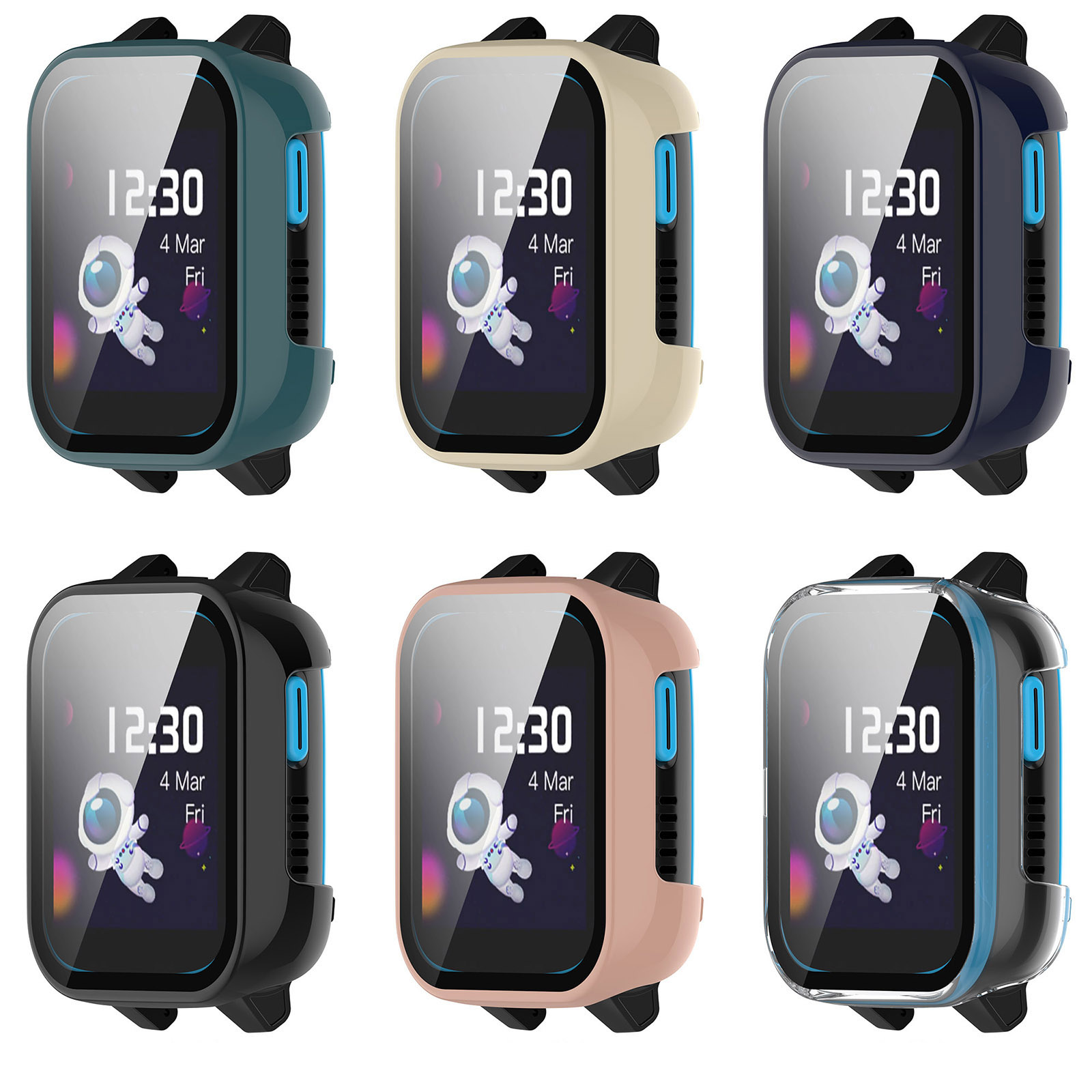 Hard Edge Shell Glass Screen P - Smartwatch Watches For Kids avaliação e preço