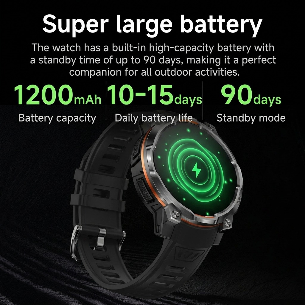 Relógio inteligente militar VW - Watch Vs Smartwatch avaliação e preço