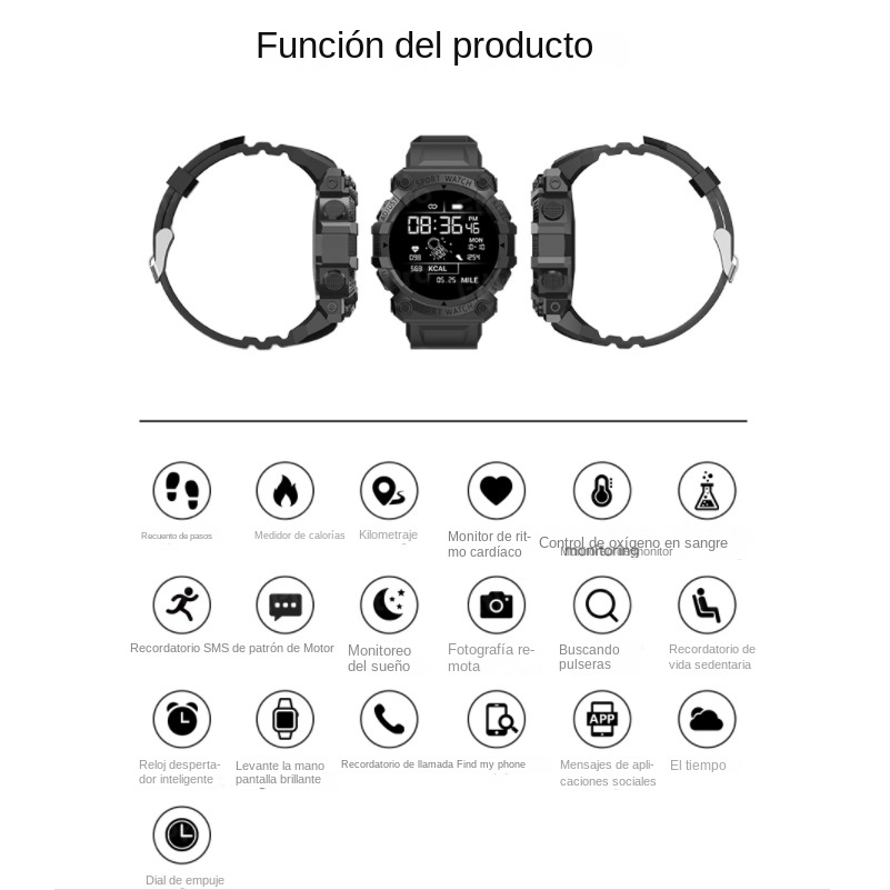 Novo relógio inteligente das m - Watch Display Pillow avaliação e preço
