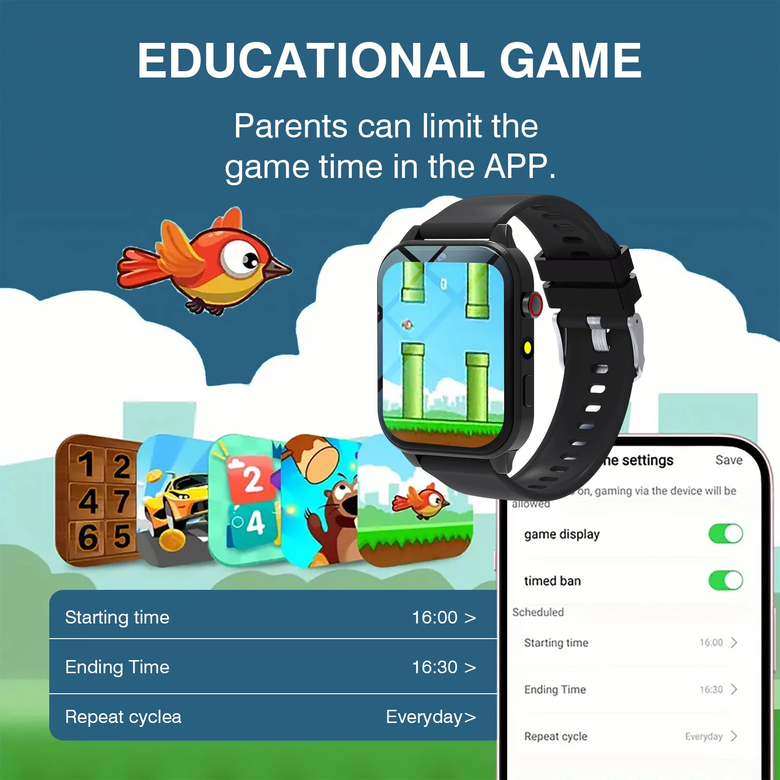 Relógio inteligente infantil c - Smartwatch Watches For Kids avaliação e preço