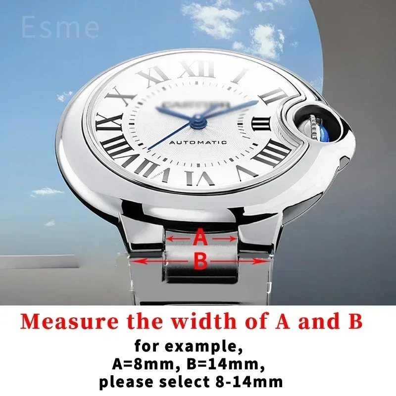 Pulseira de Relógio 11x18mm pa - Cartier Watch Ballon Bleu avaliação e preço