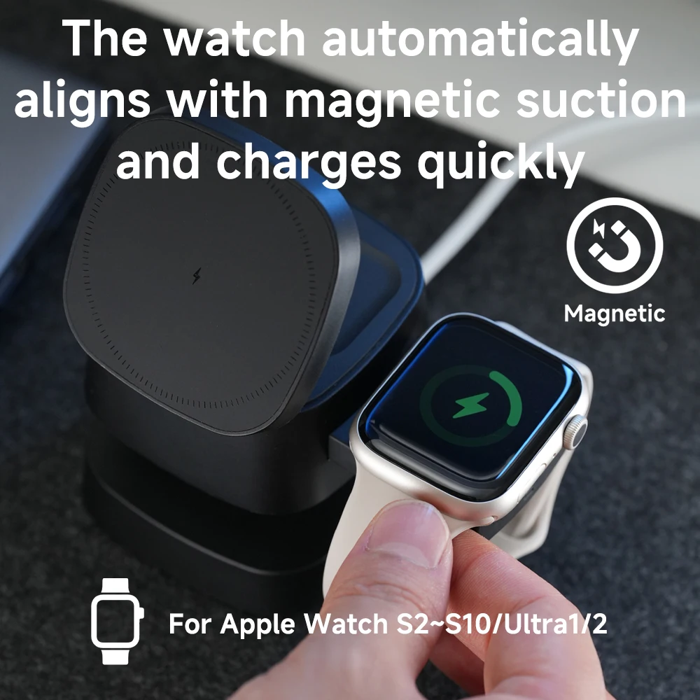 Carregador magnético 3 em 1 se - Smartwatch Watches Compatible With Iphone avaliação e preço