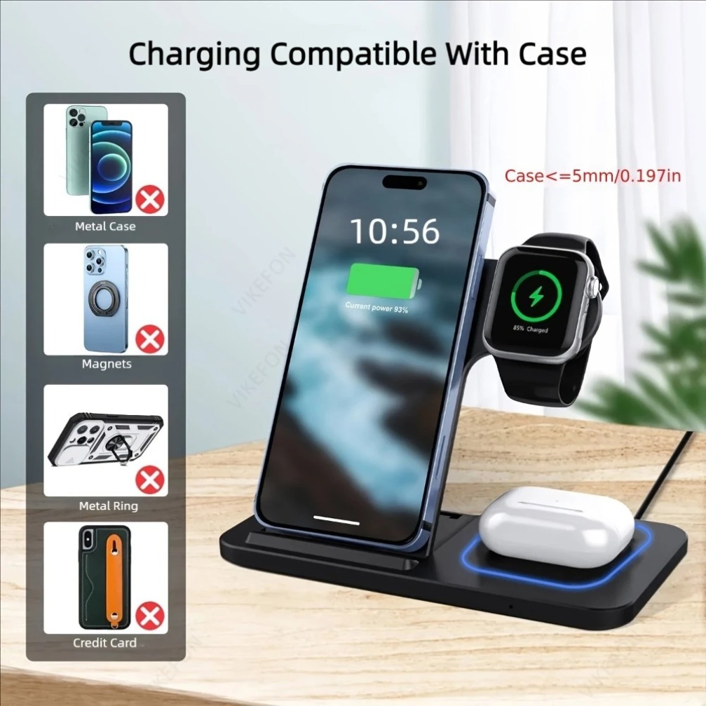 Estação de Carregamento Sem Fi - Smartwatch Watches Compatible With Iphone avaliação e preço