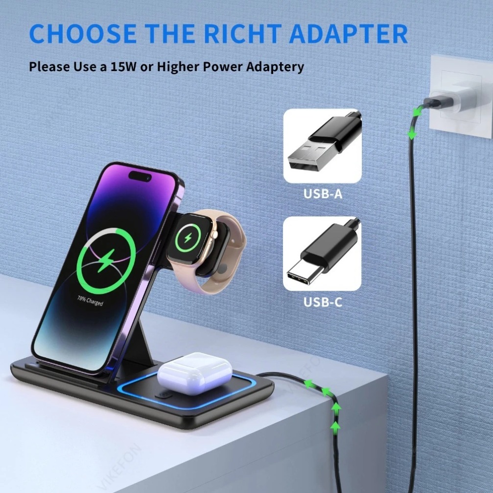 Estação de Carregamento Sem Fi - Smartwatch Watches Compatible With Iphone avaliação e preço