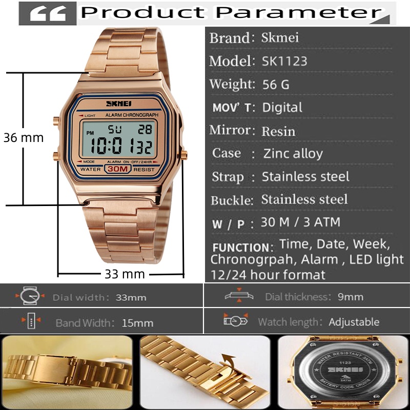 Skmei unissex pulseira digital - Tide Watch Surf avaliação e preço