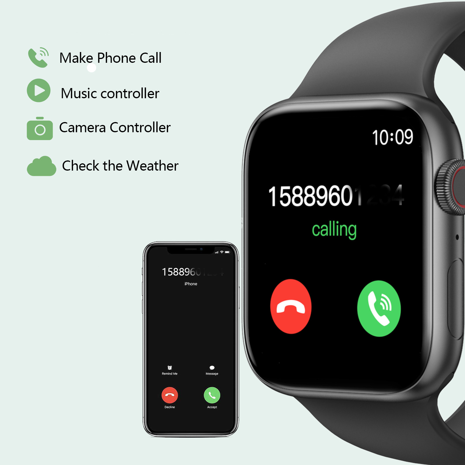 Modo Multi-Esporte Relógio Int - Smartwatch Watches Compatible With Iphone avaliação e preço